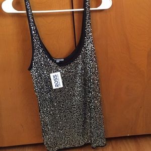 Sequin tank top